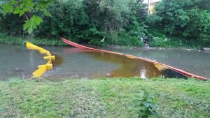 Річку Яблунька було забруднено дизельним пальним