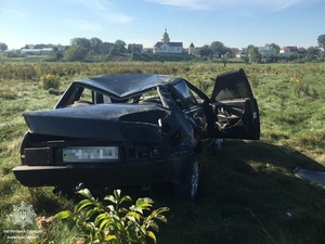 На Львівщині перекинувся водій, який кермував під дією метадону