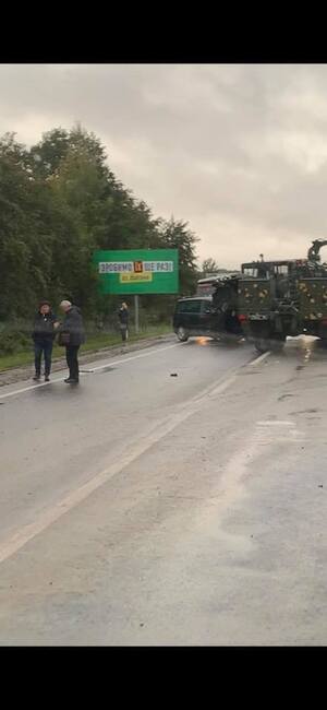 Поліція повідомила подробиці ДТП, з участю військової техніки, біля Львова (відео)