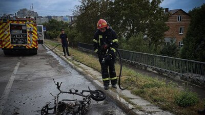 У Львові під час руху загорівся електроскутер