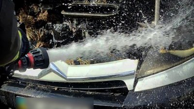 На Львівщині горів автомобіль
