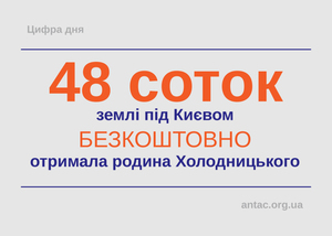 Родина антикорупційного прокурора безкоштовно отримала 5 земельних ділянок (документи)