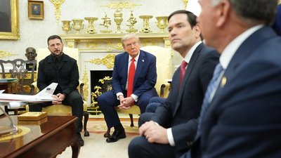 Трамп та Зеленський поспілкувалися зі ЗМІ: про що говорили