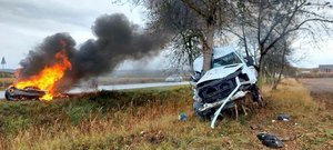 Фото: 103 Закарпаття. Автомобілі після ДТП на Мукачівщині.