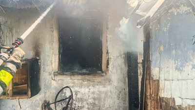 У Львівській області горів житловий будинок