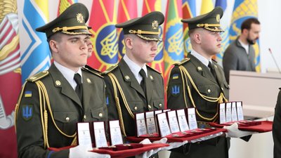 У Львові до Дня українського добровольця 35 Героїв посмертно нагородили «Почесним знаком святого Юрія»