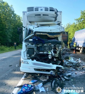 На Житомирщині трапилася жахлива смертельна ДТП з участю двох вантажівок (ФОТО)