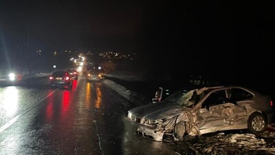 На Львівщині відбулося зіткнення двох автомобілів, є постраждалий (ФОТО)