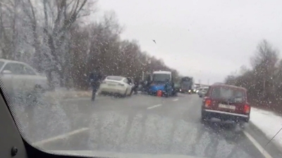 У ДТП біля Львова постраждали четверо людей (ВІДЕО)