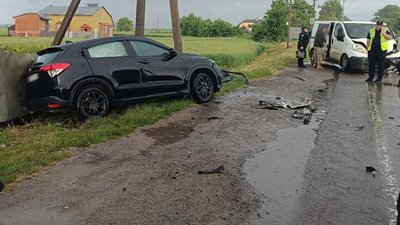 У ДТП на автодорозі «Львів-Рава-Руська» травмувалися дві людини (ФОТО)