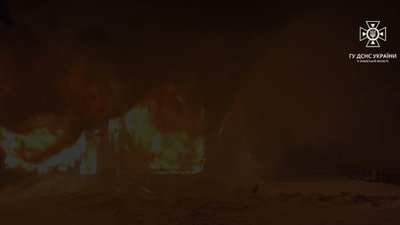 На Львівщині горіла сауна