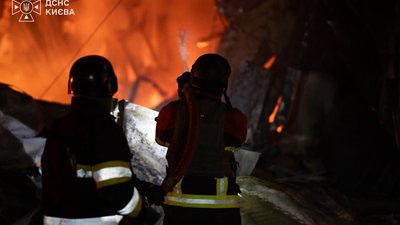 Росія масовано атакувала Київ (ФОТО)