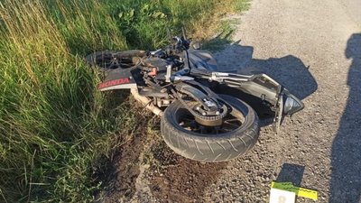 На Львівщині мотоцикліст зіткнувся з Audi