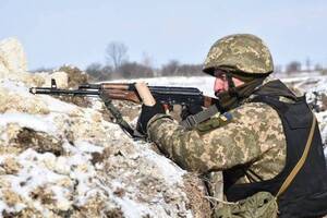 У перший день нового року один український воїн отримав поранення