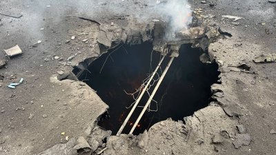 Біля Львова уламок безпілотника пробив дах будівлі (ФОТО)