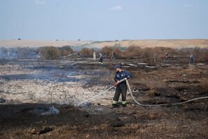 На Львівщині за добу двічі горів торф