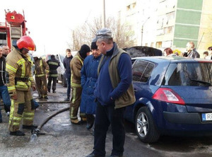 У Львові горів автомобіль