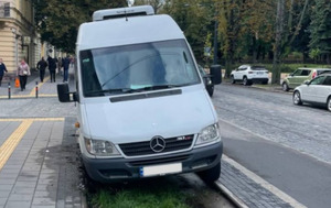 У Львові горе-водій зруйнував озеленення, на якому нещодавно завершились ремонтні роботи (ФОТО)