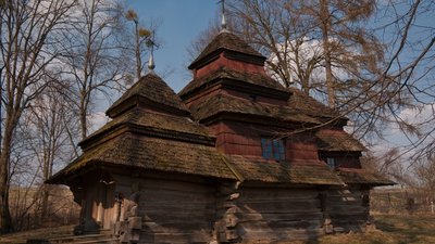У Кугаєві завершили зовнішню реставрацію дерев’яної церкви XVII століття