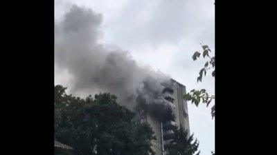 У Львові горить готель (ВІДЕО)