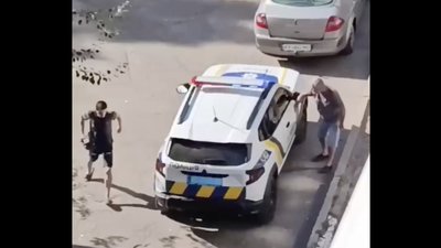 На Дніпропетровщині автомобіль поліції переїхав чоловіка (ВІДЕО)