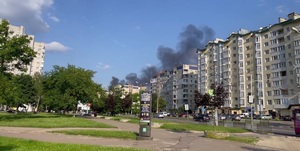 На Сихові у Львові сталася пожежа (відео, фото)