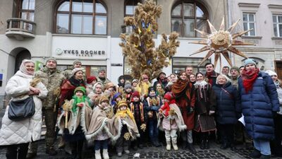 У Львові відбудеться відкриття головного різдвяного дідуха