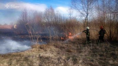 На Київщині під час спалювання сухостою загинули дві людини