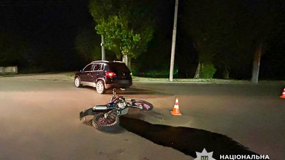 У Рівному у ДТП постраждав мотоцикліст
