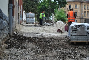 У Львові триває будівництво вело-пішохідної доріжки на вулиці Коперника (фото, відео)