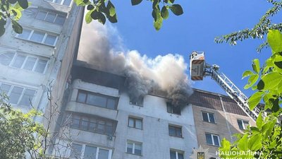У Тернополі горіла багатоповерхівка