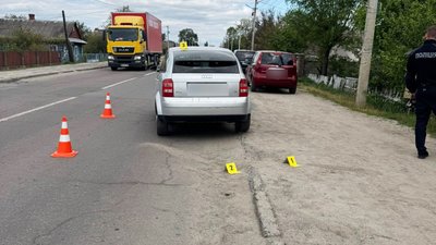 На Рівненщині водій збив поліцейського, який перевіряв у нього документи (ФОТО)