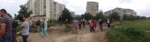 Мешканці Львова протестують проти забудови стадіону (фото, відео)