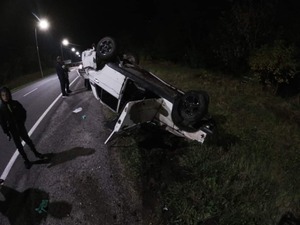 У Пустомитах п’яний водій спричинив ДТП (фото, відео)