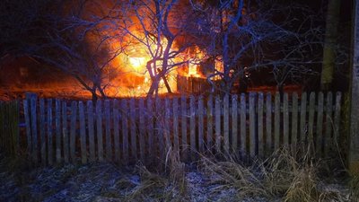 На Шептиччині горів житловий будинок