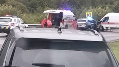 У ДТП на Львівщині зіткнулися чотири вантажівки