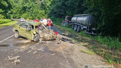 На Львівщині у ДТП з трактором загинув водій автомобіля