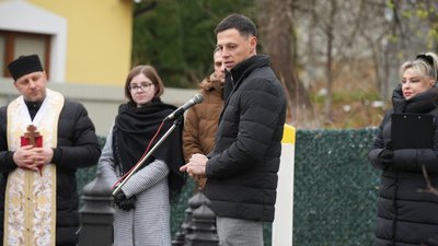 У Дрогобичі з’явилася тактильна мініскульптура церкви Святого Юра