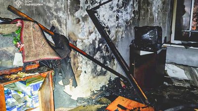 У Львові під час пожежі загинув пенсіонер