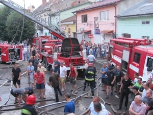 У Самборі згорів будинок