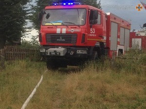 На Яворівщині під час пожежі у власному будинку серйозно обгорів 56-річний чоловік (фото)