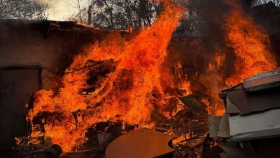У Львові горів гараж