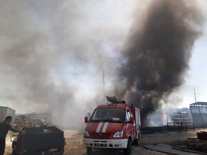 У Скнилові через паліїв сухої трави виникла масштабна пожежа (фото)