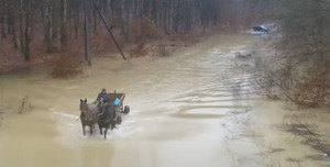 З’явилося вражаюче відео січневої повені на Закарпатті з висоти пташиного польоту (ФОТО, ВІДЕО)