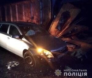 У Ковелі п’яний водій розтрощив сторожову будку (фото)