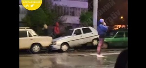 В Києві п'яний водій вчинив масову автотрощу та бійку (ВІДЕО, ФОТО)