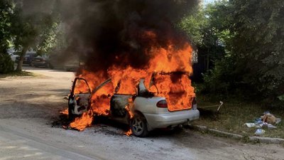 У Львові згорів автомобіль