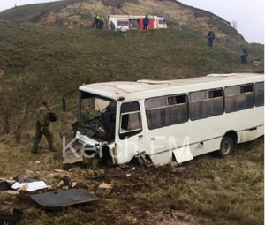 Відмовили гальма: в окупованому Криму розбився автобус із пасажирами, є загиблі (фото)