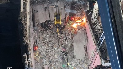 У Львові триває ліквідація наслідків російської ракетної атаки