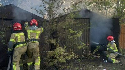 У Львові горіли гаражі